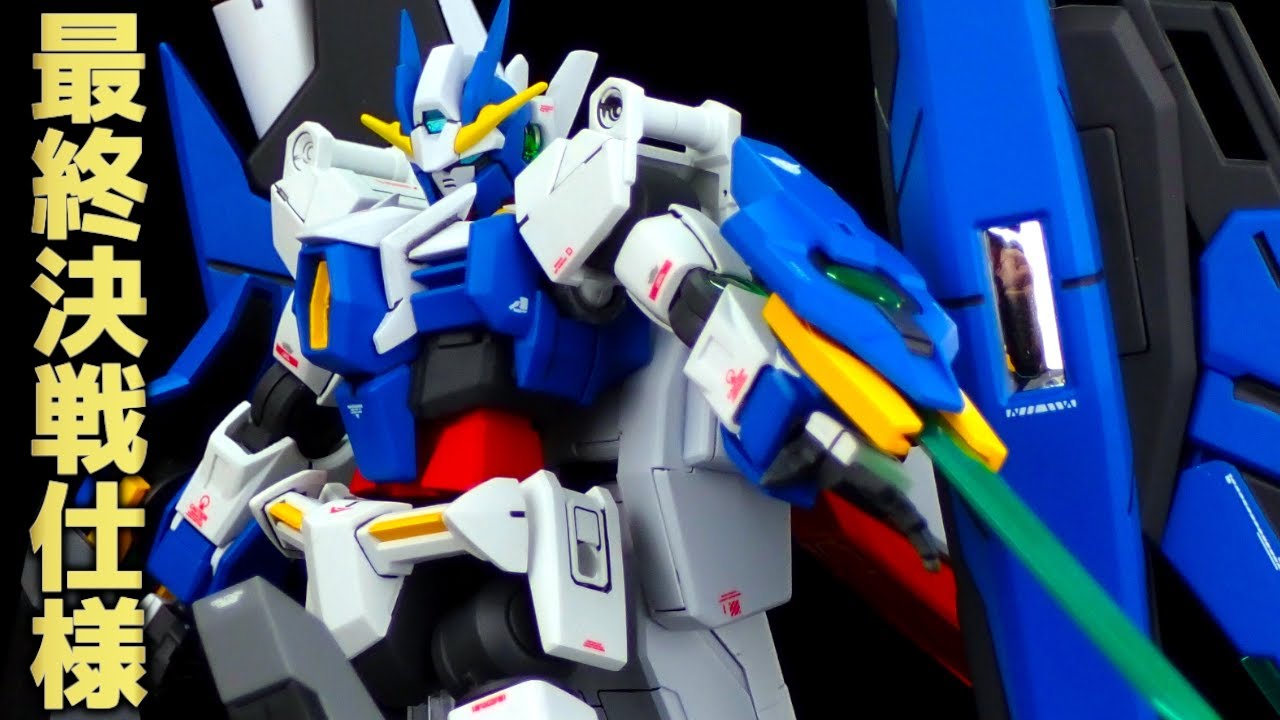 Gunpla] I tried making a new 0 with simple mixing [Slow commentary