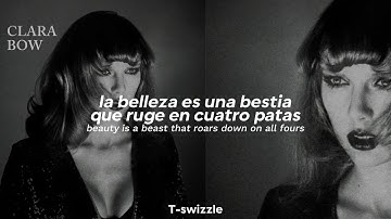 taylor swift- clara bow (español + lyrics)