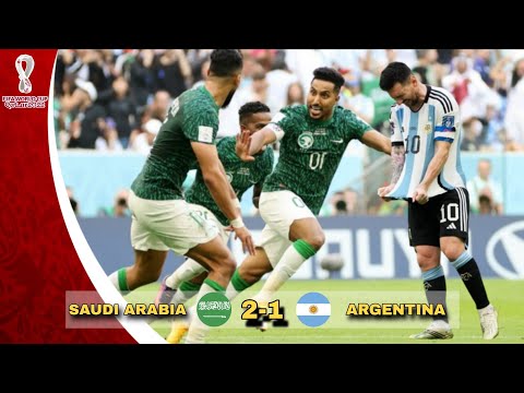 السعودية الأرجنتين   كأس العالم  مباراة أسطورية جنون المعلق خليل البلوشي جودة عالية 