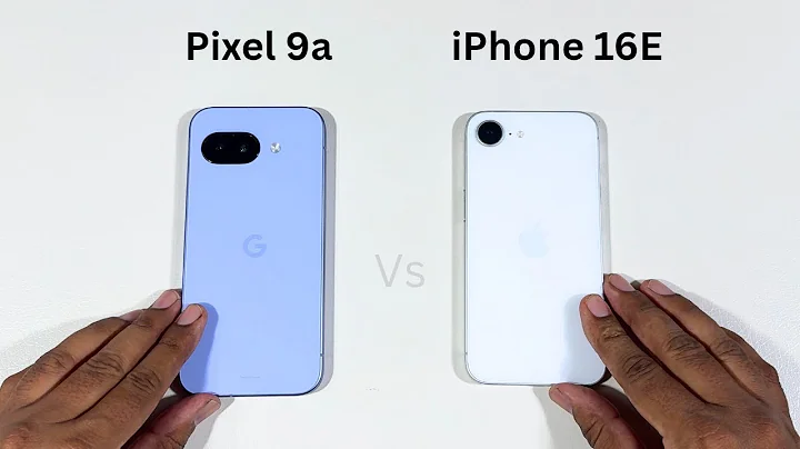 Google Pixel 9a vs iPhone 16e Speed test and Camera Comparison