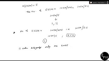 Q:-32 CSIR NET/GATE/IIT JAM GROUP THEORY SOLUTION SERIES BY S.DHIMAN EPIC MATHEMATICS