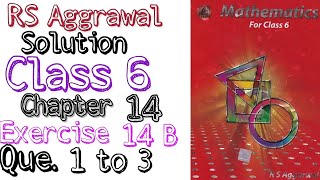 Rs Aggarwal class 6 Exercise 14B Question number 1,2,3| Constructions | MD Sir