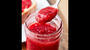How to Make Strawberry Jam !! Homemade Small Batch Preserves Recipe