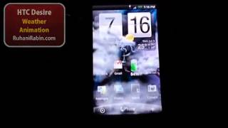 weather animation htc sense screenshot 3