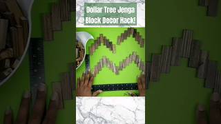 🌟 GRAB Dollar Tree Jenga Blocks For This Tray Decor Idea ! #dollartreediy #shesocraftdee #shorts