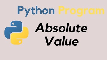 Absolute Value in Python||#100PythonCodePractice||#absoluteValueInPython