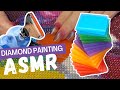 Super satisfying asmrlong awaited diamond painting unboxingno talking