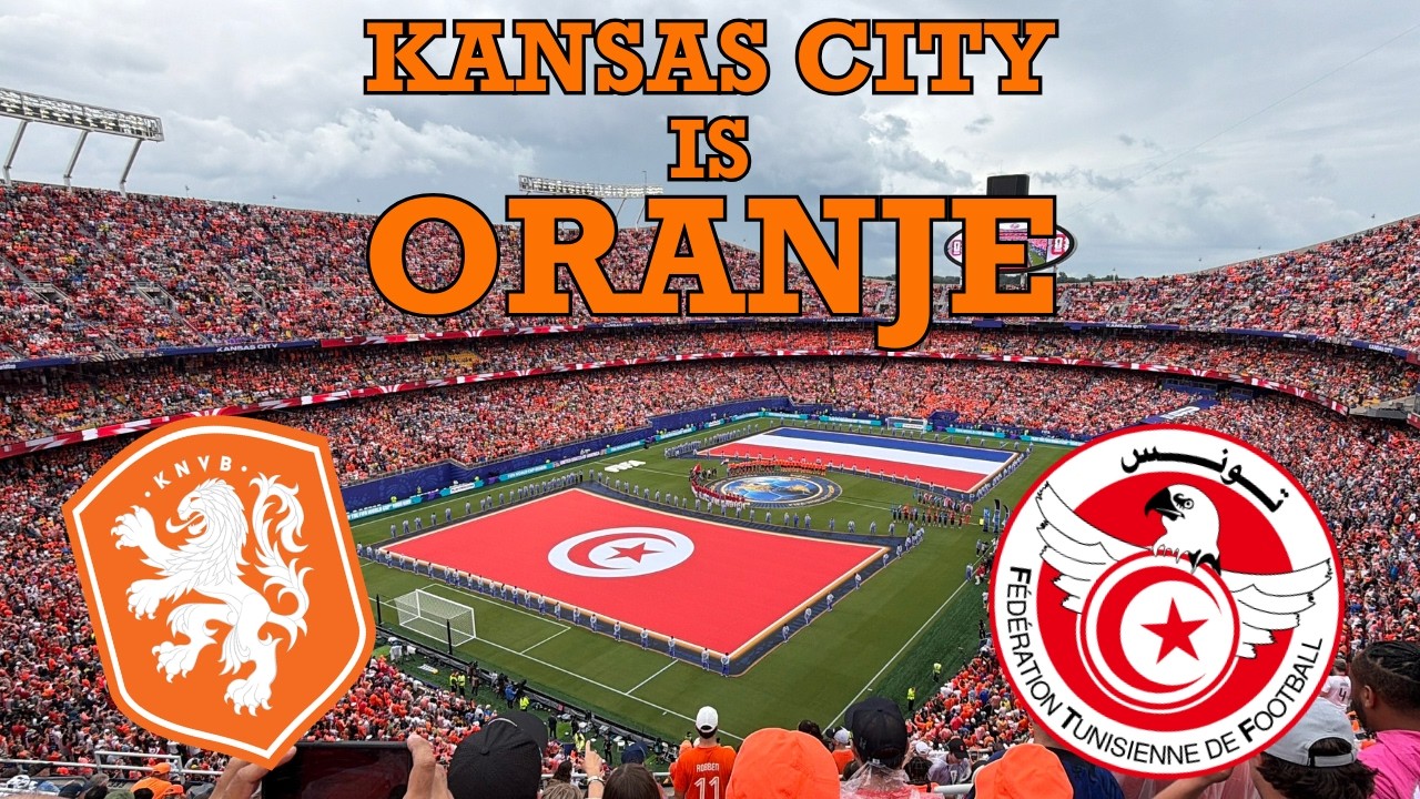 Kansas City is ORANJE | Nederland World Cup Experience vs. Tunisia