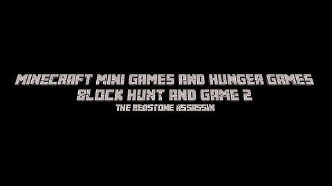 Minecraft Minigames | Hunger Games and Block Hunt