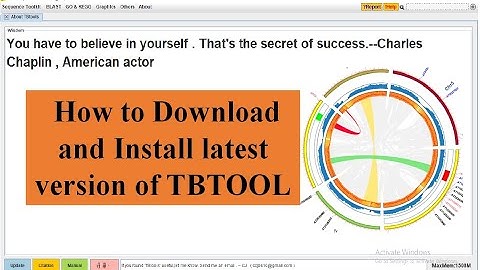 How to download and install the latest version of TBTOOL