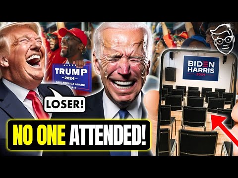 CHAOS: Biden SCREAMED OUT of His Hometown After NO ONE Showed For Event! Harlem Streets CHEER Trump🔥