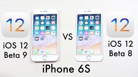 iPHONE 6S: iOS 12 BETA 9 Vs iOS 12 BETA 8! (Speed Test) (Review)