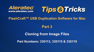 How To Clone Image Files using USB Duplication Software for Mac - Aleratec Tips & Tricks Part 3