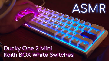 [ASMR] Binaural Unboxing & Typing: Ducky One 2 Mini Mechanical Keyboard (Kailh BOX White Switches)