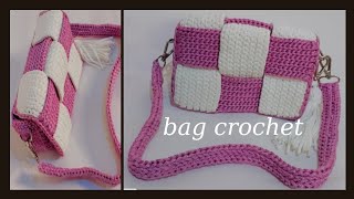 كروشيه شنطه موديل مميز سهل وبسيط (الجزء الأول) Crochet bag (part 1)