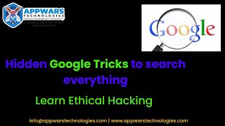Google Hacking| Google Hacking Database| Learn Google Hacking Technique| Google Tricks| APPWARS