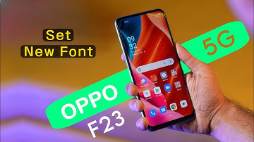 OPPO F23 5g Font Style Change | OPPO F23 Font Style Kaise Change Kare