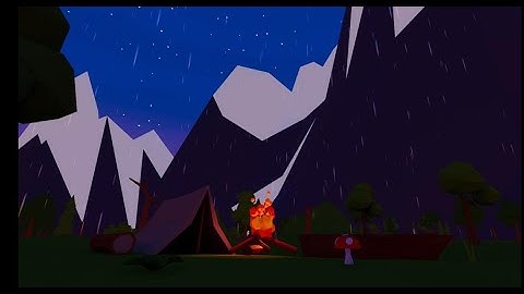 Unity Level Design Showcase - Low Poly Camp Site #unity3d #gamedev #indiegame #leveldesign #unity