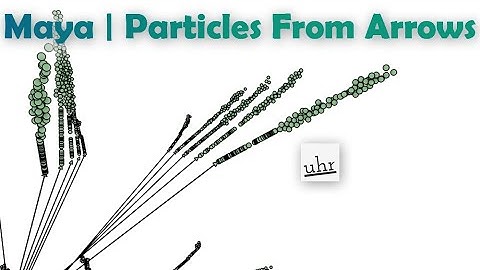 Maya: Particles From Arrows [Bifrost Graph]