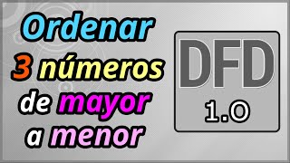 Ordenar 3 numeros de mayor a menor en DFD