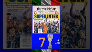 PRIMA PAGINA GAZZETTA DELLO SPORT 🏆🇮🇹  #inter #calcio #shorts #short