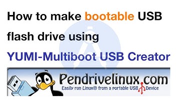 How to create a bootable USB with YUMI - Multiboot USB Creator in Windows
