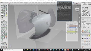 MC 04 Autodesk Alias 2022 Curvature Continuity, G2, everywhere A Motorcycle Fairing tutorial