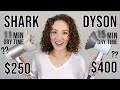 Shark HyperAir vs. Dyson Hair Dryer Compared, Testing Dry Time, Diffusers, Results