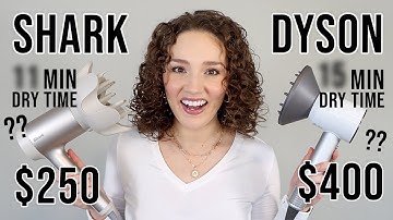 Shark HyperAir vs. Dyson Hair Dryer Compared, Testing Dry Time, Diffusers, Results