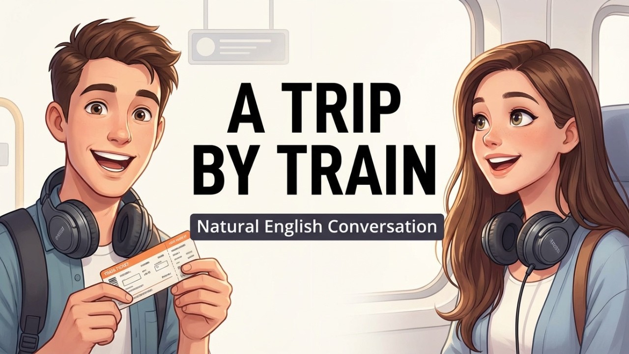 Train Travel in English | Natural Conversation & Listening Practice | English Podcast