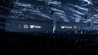 ПРОЕКЦИОННАЯ система на шоу-открытии форума SAP 2017 | АРЕНДА оборудования | ART Polymedia