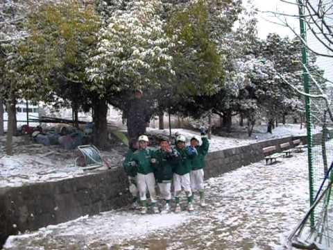 雪の日 高倉台少年野球部　少年野球　ＫＳＢＬ