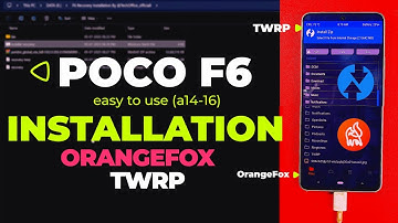 POCO F6 : TWRP & OrangeFox Recovery installation Guide (A14 TO 16) | Most Awaited Custom Recovery
