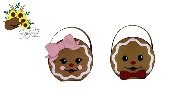 Gingerbread Boxes SVG Assembly Tutorial