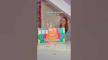 [ASMR] UNBOXING THE *WORLDS BIGGEST* LABUBU ADVENT CALENDAR 2025!!😱🎁❄️🎄⁉️ (BOXES 4-10!!🫢) #Shorts