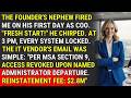Fired the Named Administrator？ The $2.8M Systems Lockdown