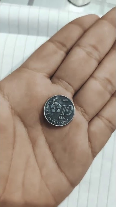 10 Malaysian sen , 2016 , foreign coin , Malaysian coin , BANK NIGARA MALAYSIA