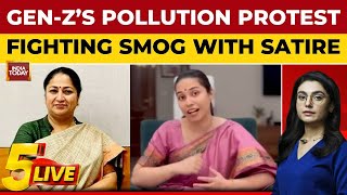 Download Lagu 5Live With Sonal: Gen Z Fights Delhi's Worsening Smog Crisis With Memes And Satirical Songs MP3