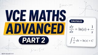 2025 VCE Maths Methods Exam 1 Solutions | Part 2 (Q3, Q4 & Q5)