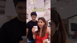 We got COUPLE Rings Worth 60K!!✨ #couple #health #ouraring