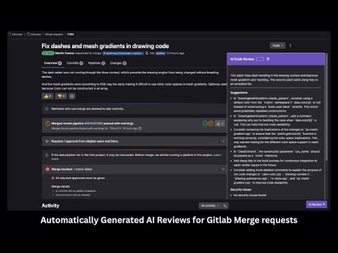 Gitlab Merge requests Free AI Code Review Extension - YouTube