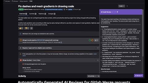 Gitlab Merge requests Free AI Code Review Extension
