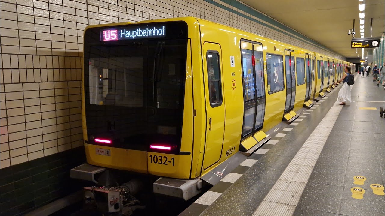 U-Bahn Berlin | Mitfahrt in der U5 von Hauptbahnhof bis Tierpark im IK17 1030-2