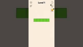 Blocks stack puzzle level #1