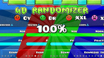 I Finally Beat GD RANDOMIZER! (Random Robtop Travel)