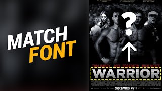 How to Match Font Quickly in Photoshop shorts