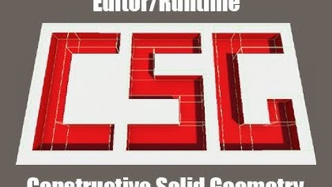 Unity Editor/Runtime CSG Asset Showcase