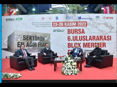 Selçuk Ergenç ile CEO Talk Programı Bursa 6. Uluslararası Blok Mermer Fuarı'nda Gerçekleşti.