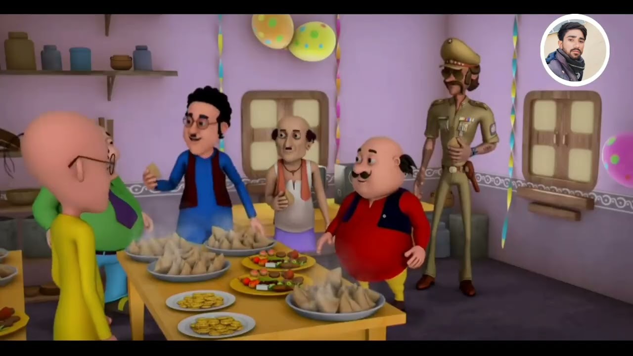 Motu ko patlu ne जान के ऊपर दरवाजागुस्सा motu-patlu