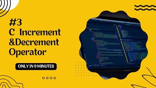 C increment & Decrement Operator #coding #video Profile
